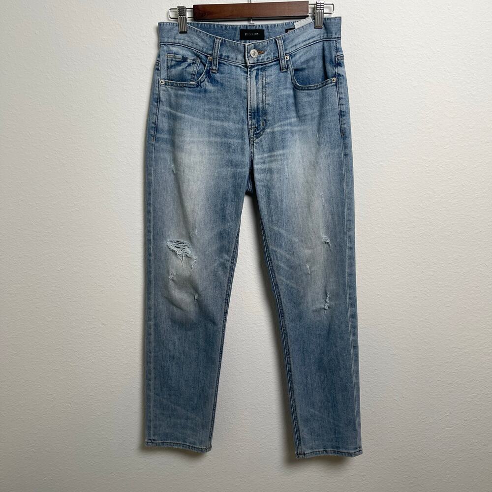 Buckaroo High Rise Straight Crop Jeans Women’s 28 Distressed Light Wash Denim